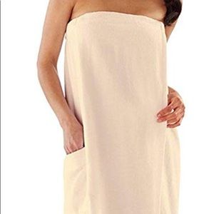 Boca Terry spa, gym, bath towel wrap NWOT